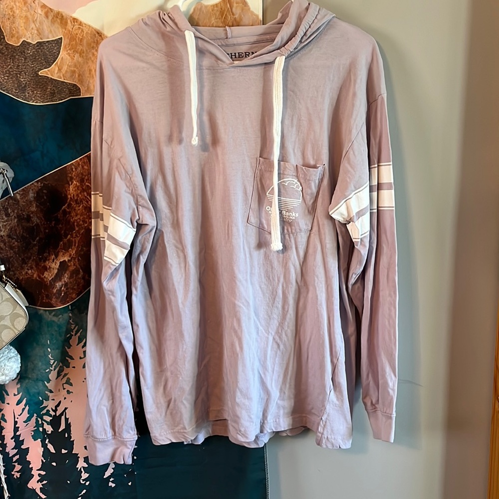 Lilac/Light Purple “Outer Banks” Long-Sleeve Hooded